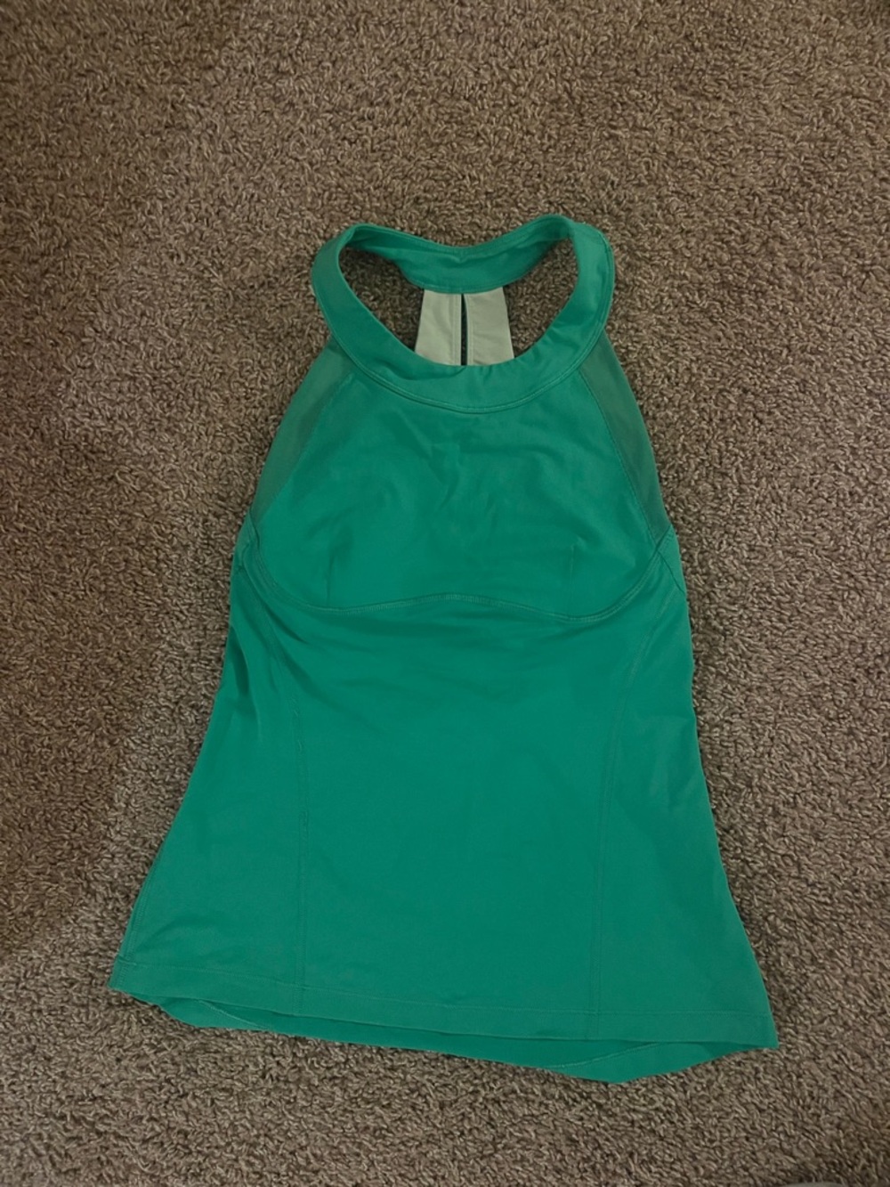 lululemon athletica Teal Racerback High-Neck Tank